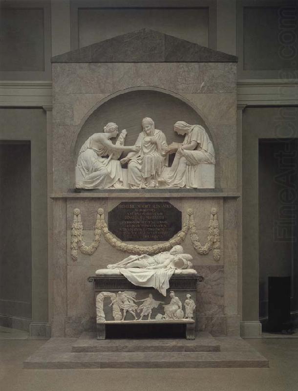 Johann Gottfried Schadow Monument to Count Alexander von der Mark oil painting picture